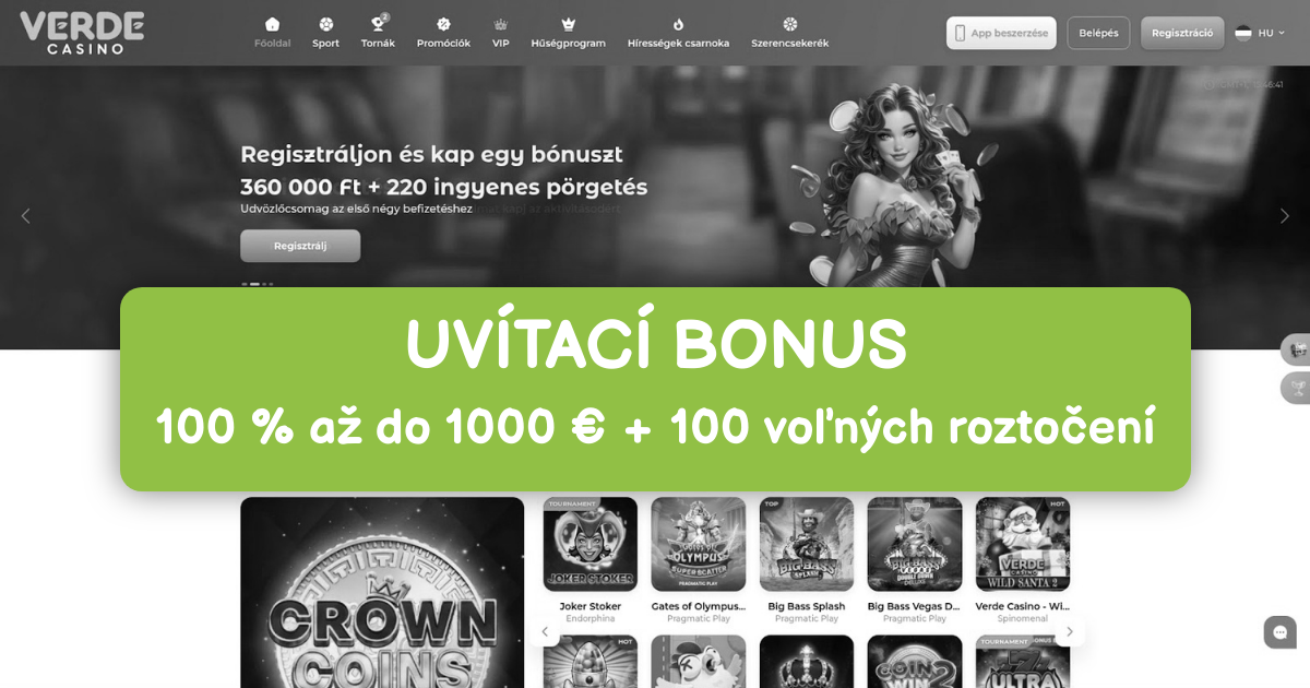 Verde Casino Prihlásenie - Mobilný Kasínový Bonus na Slovensku